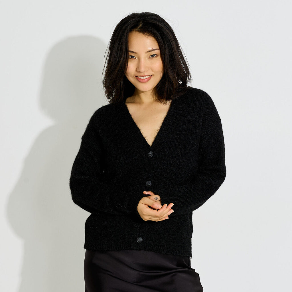 Gilet col V femme - 1