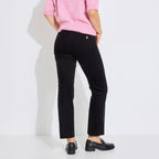 Pantalon droit velours raccourci femme - 2