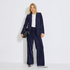 Veste blazer en velours côtelé femme - 1