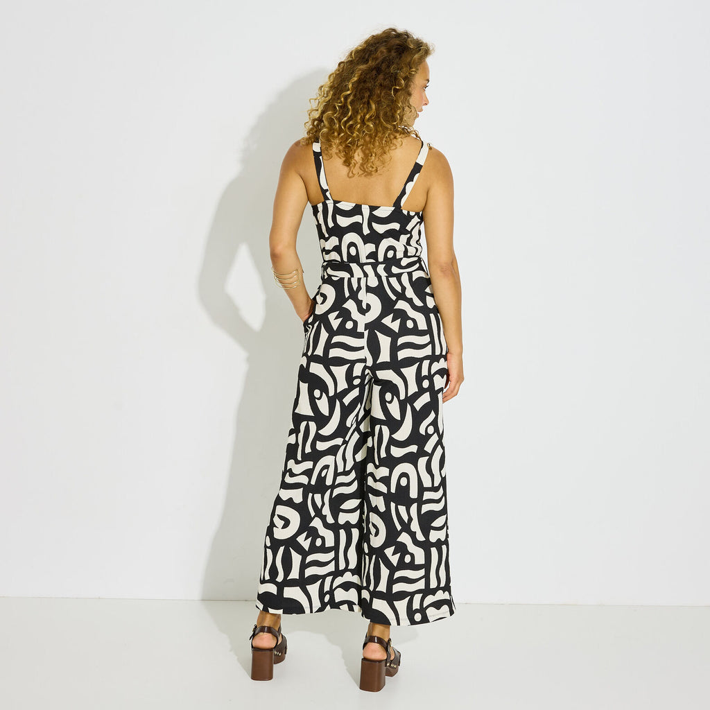 Combinaison en maille imprimée femme - 2