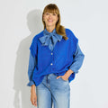 Gilet loose manches courtes femme - 1