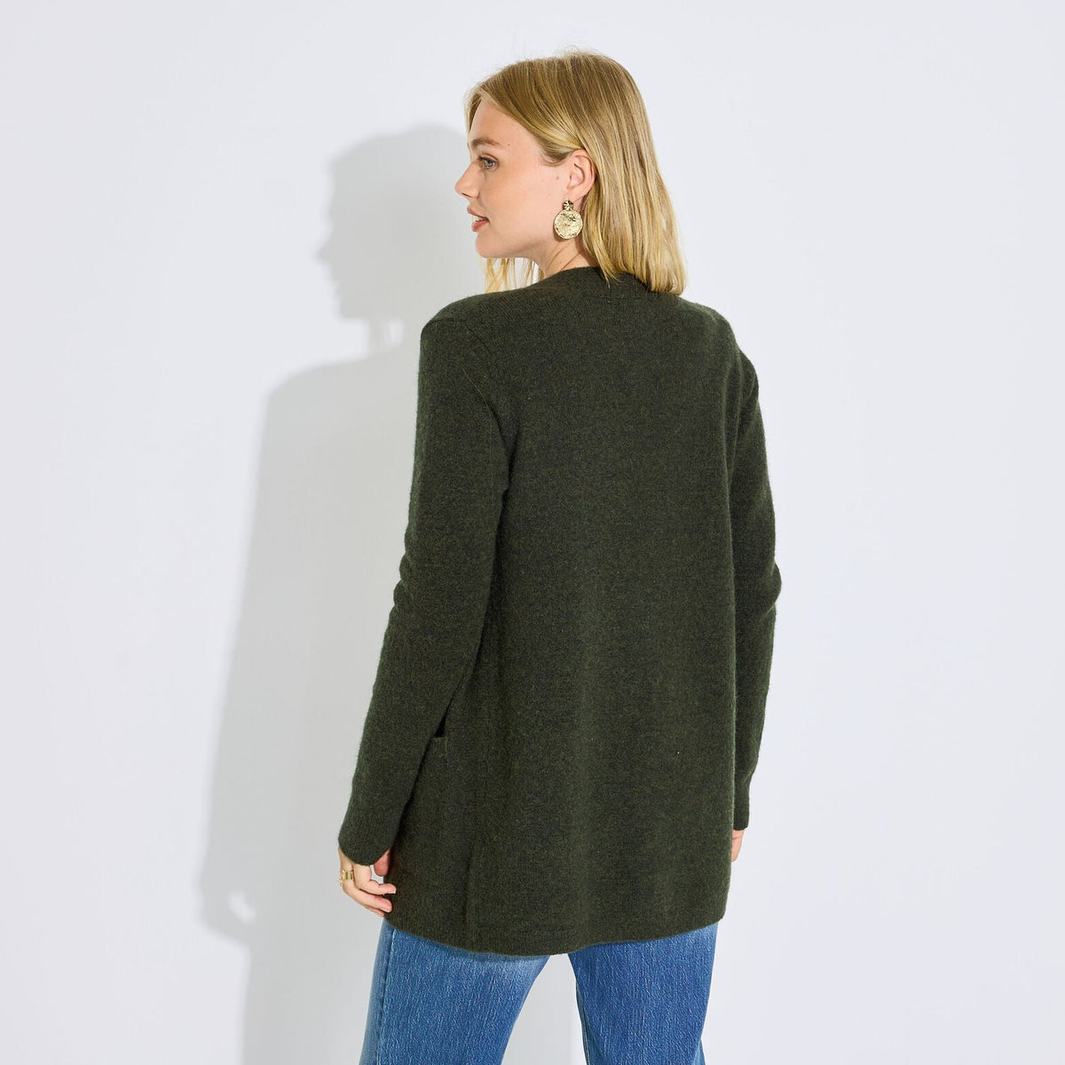 Gilet long ouvert femme - 2