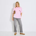 Chemise rayée broderie femme - 1