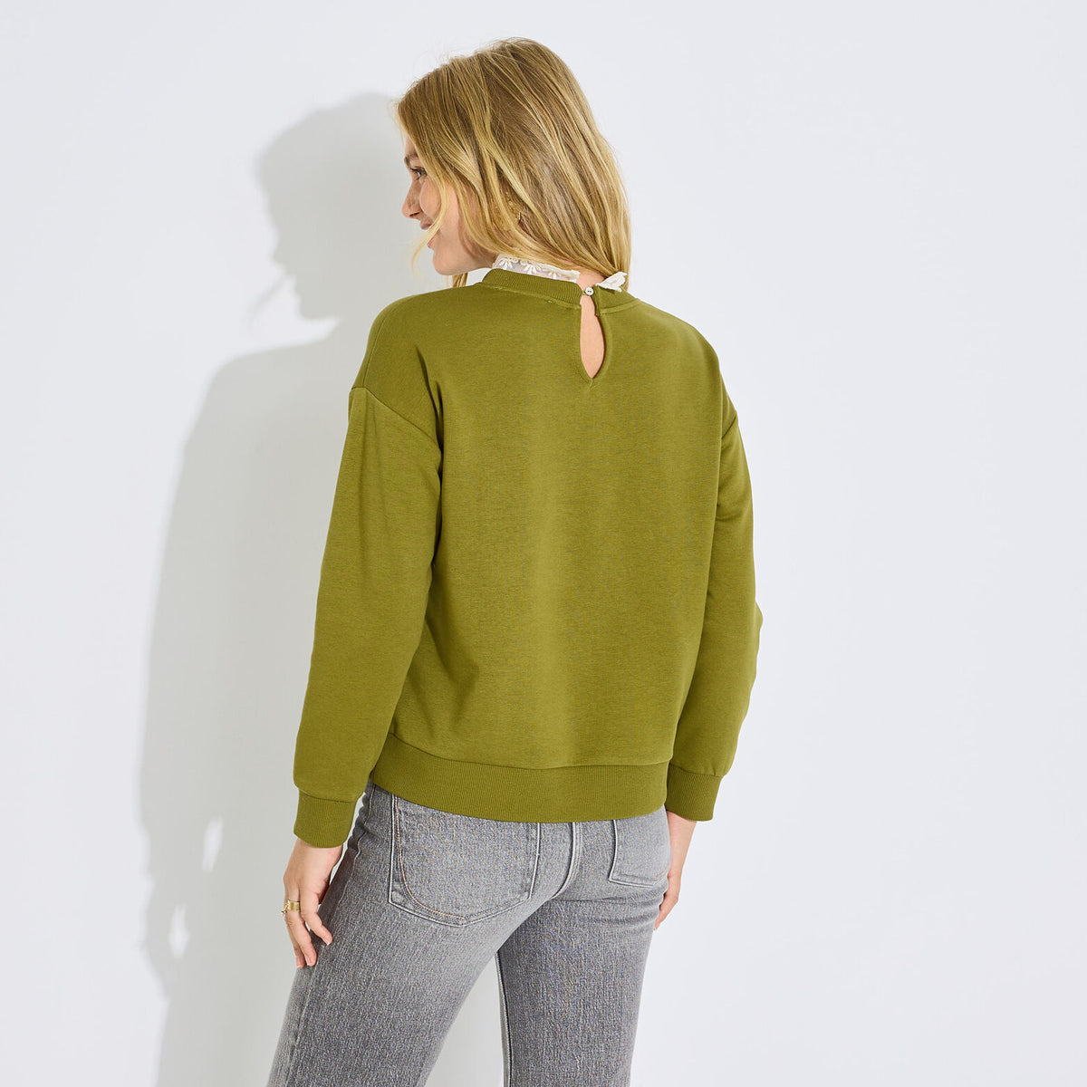 Sweat col victorien femme - 2