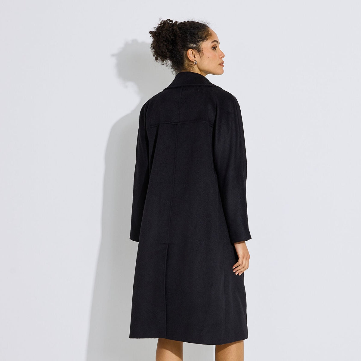 Manteau long double boutonnage femme - 2