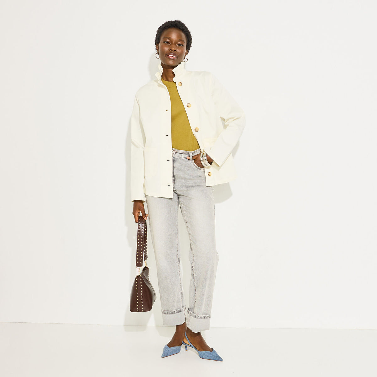 Veste col montant femme - 1