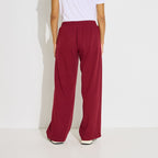 Pantalon droit ample chaud maille femme - 2