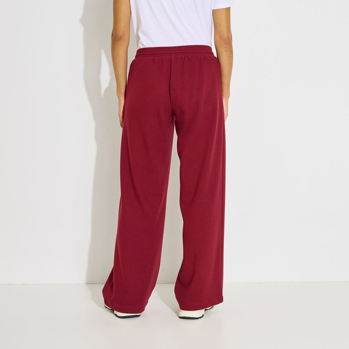 Pantalon droit ample chaud maille femme - 2