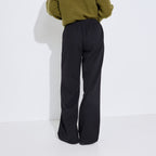 Pantalon droit ample chaud maille femme - 2