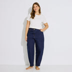 Jean barrel raccourci BERLIN BL02 femme - 1