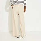 Pantalon large à pinces femme - 2