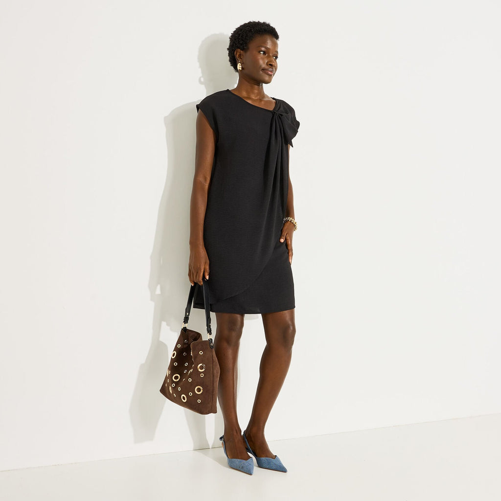 Robe col rond femme - 1