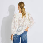 Blouse fluide ajourée femme  - 2