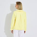 Chemise unie col froufrou femme - 2